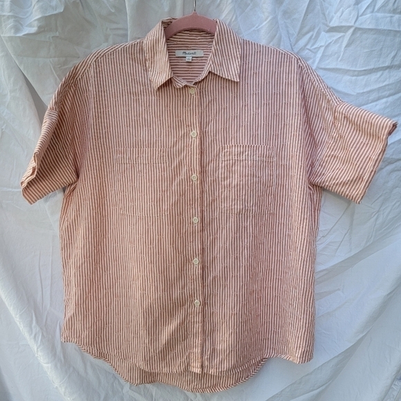 Madewell short sleeved button down - Picture 1 of 7